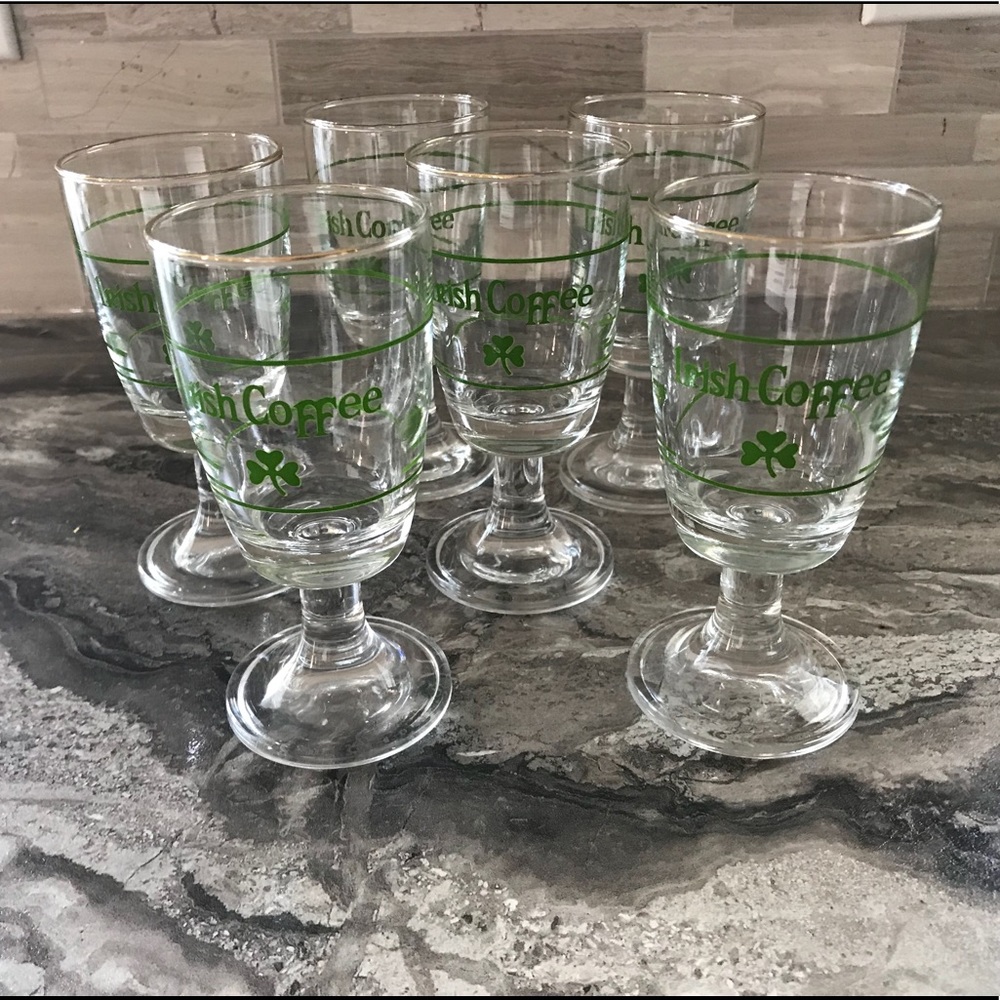 Irish Coffee Vintage glassware